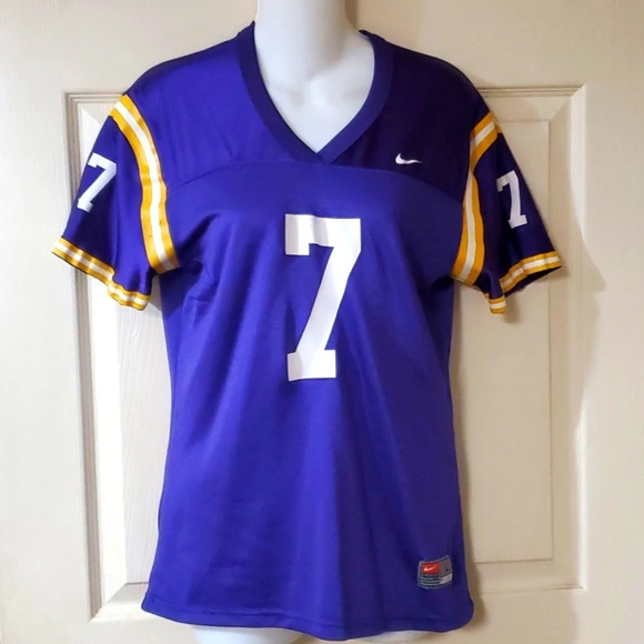 LSU Tigers Leonard Fournette #7 Football-NCAA Nike Jersey Size L